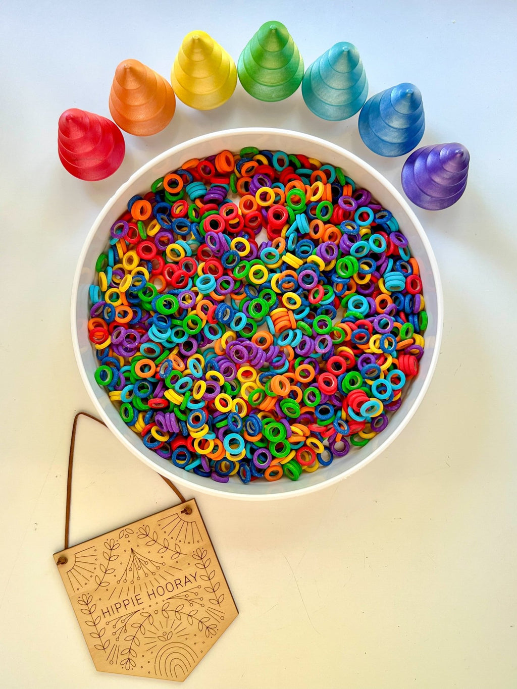 Ring Around the Rainbow Sensory Bin Filler - Insight Family Market
