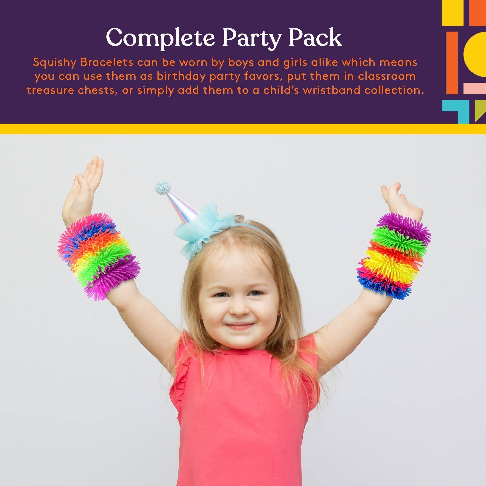 Squishy Fuzzy Band Bracelets (6 Pack) - Insight Family Market