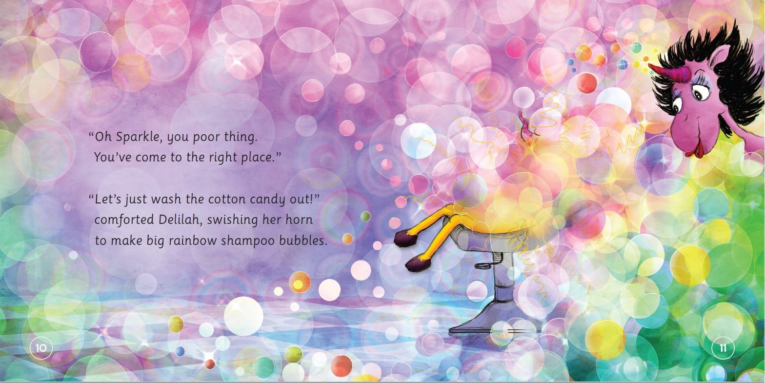 The Hairdresser for Unicorns. Reminding kids that their beauty comes from within. - Insight Family Market