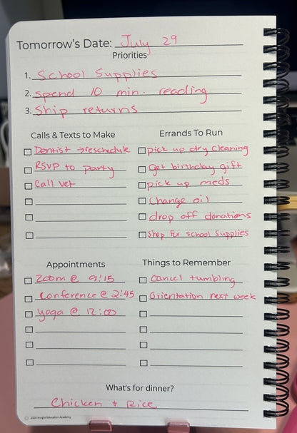 The Midnight Reset: A 90-Day Brain Dump Journal for Exhausted Minds
