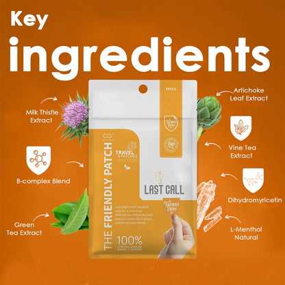 Product packaging with key ingredients listed on an orange background