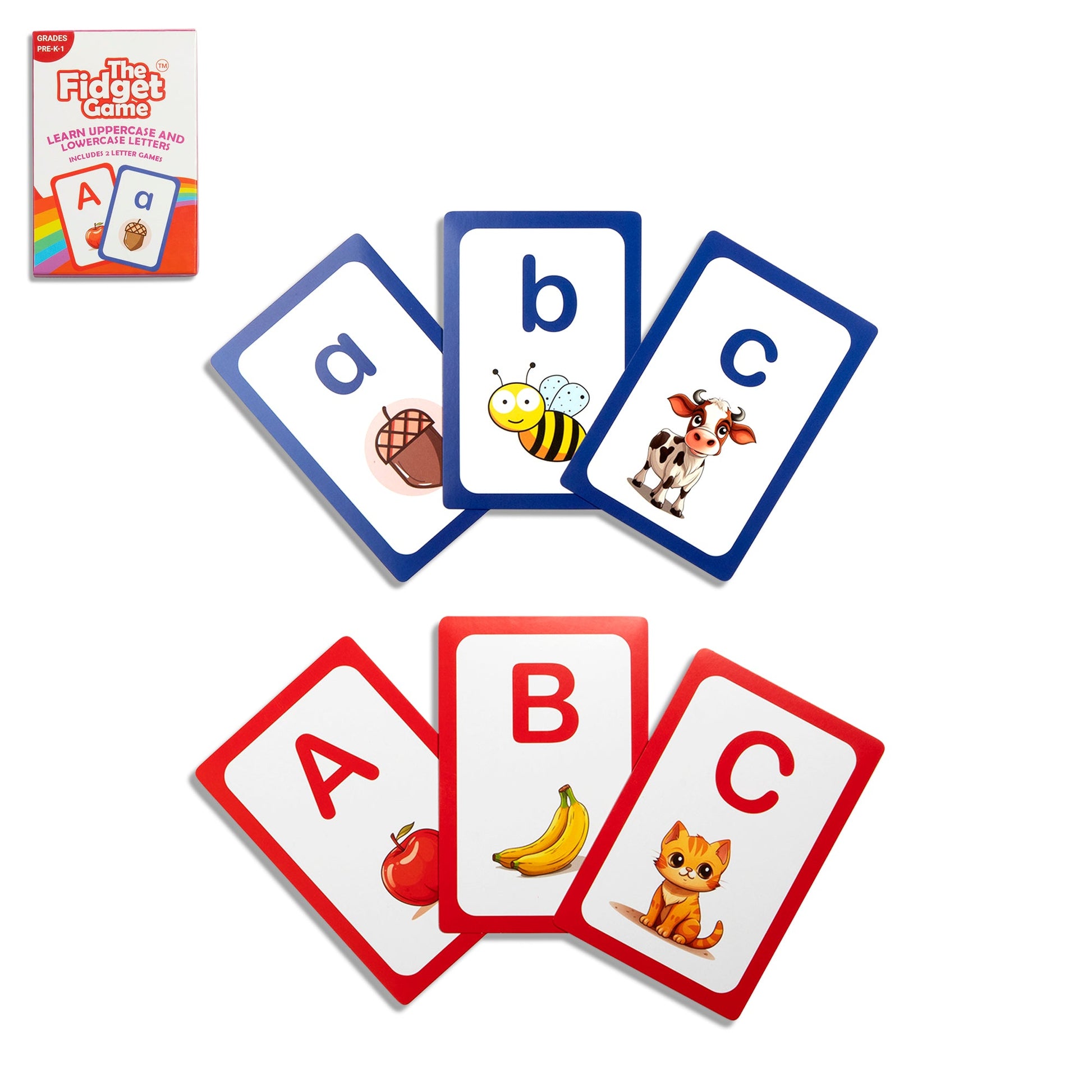 ABC: Learn Uppercase & Lowercase Letters Card Pack - Insight Family Market