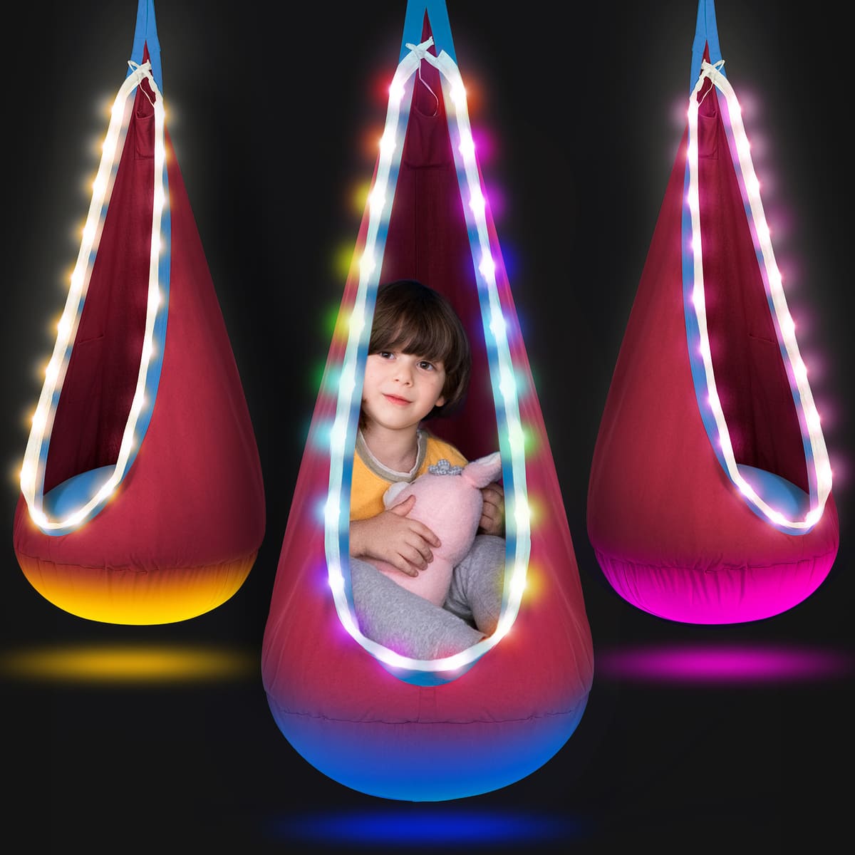 Outree Light Up Kids Sensory Swing