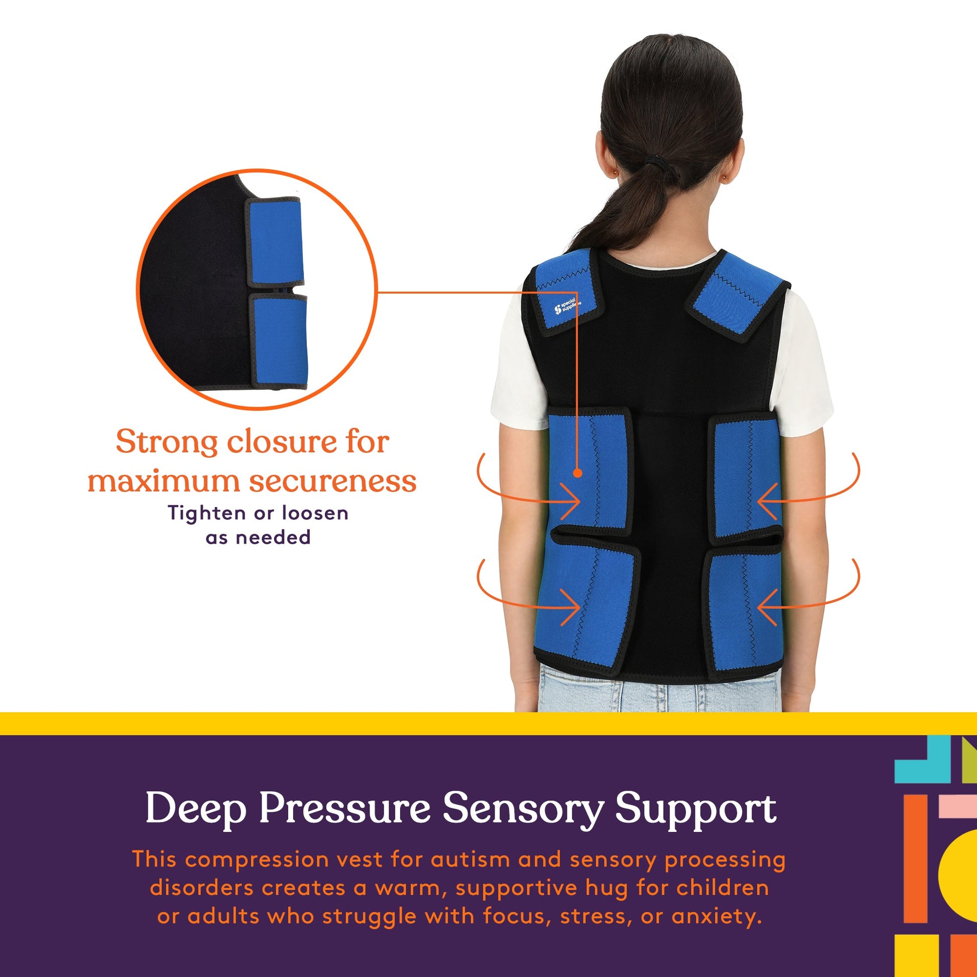 Deep Pressure Sensory Compression Vest - Insight Family Market