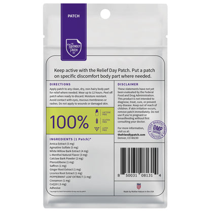 Arnica & White Willow Bark Day Patches, 8 Pack