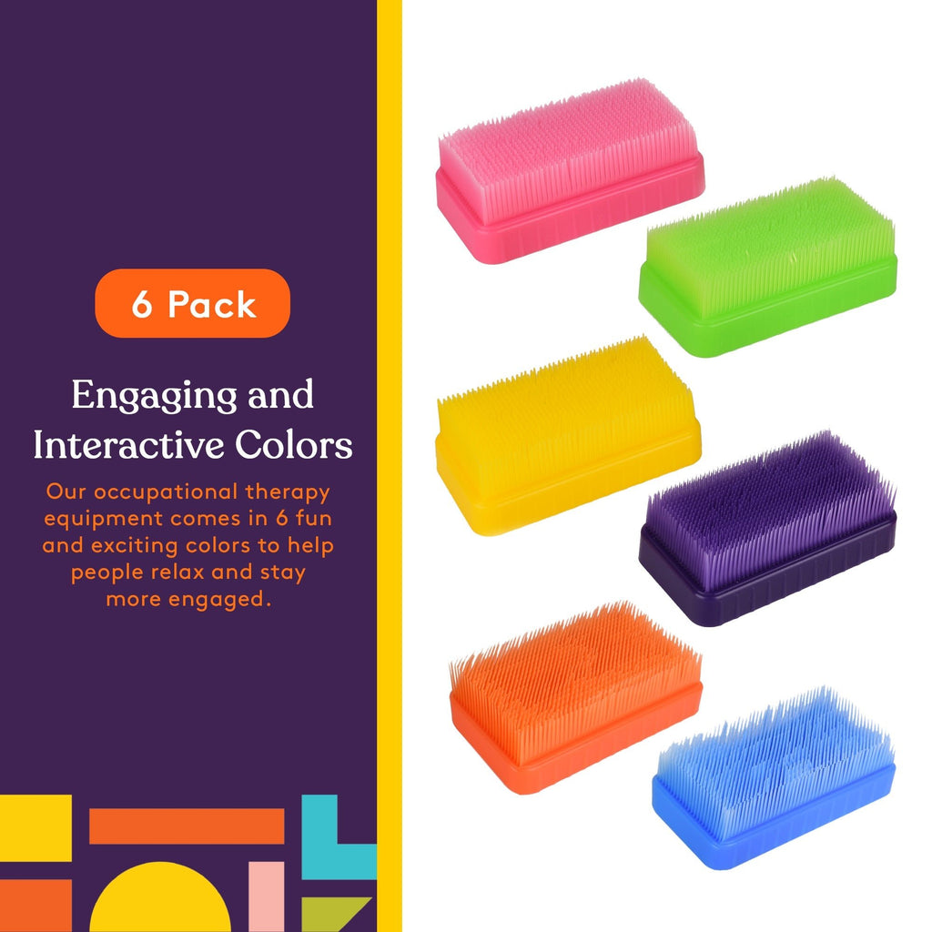 Therapressure Sensory Brush (Multi - Color): 6 Pack - Insight Family Market