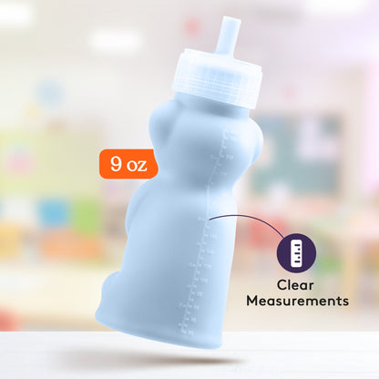 Honey Bear Straw Cup - BPA Free Silicone Training Cup - Insight Family Market