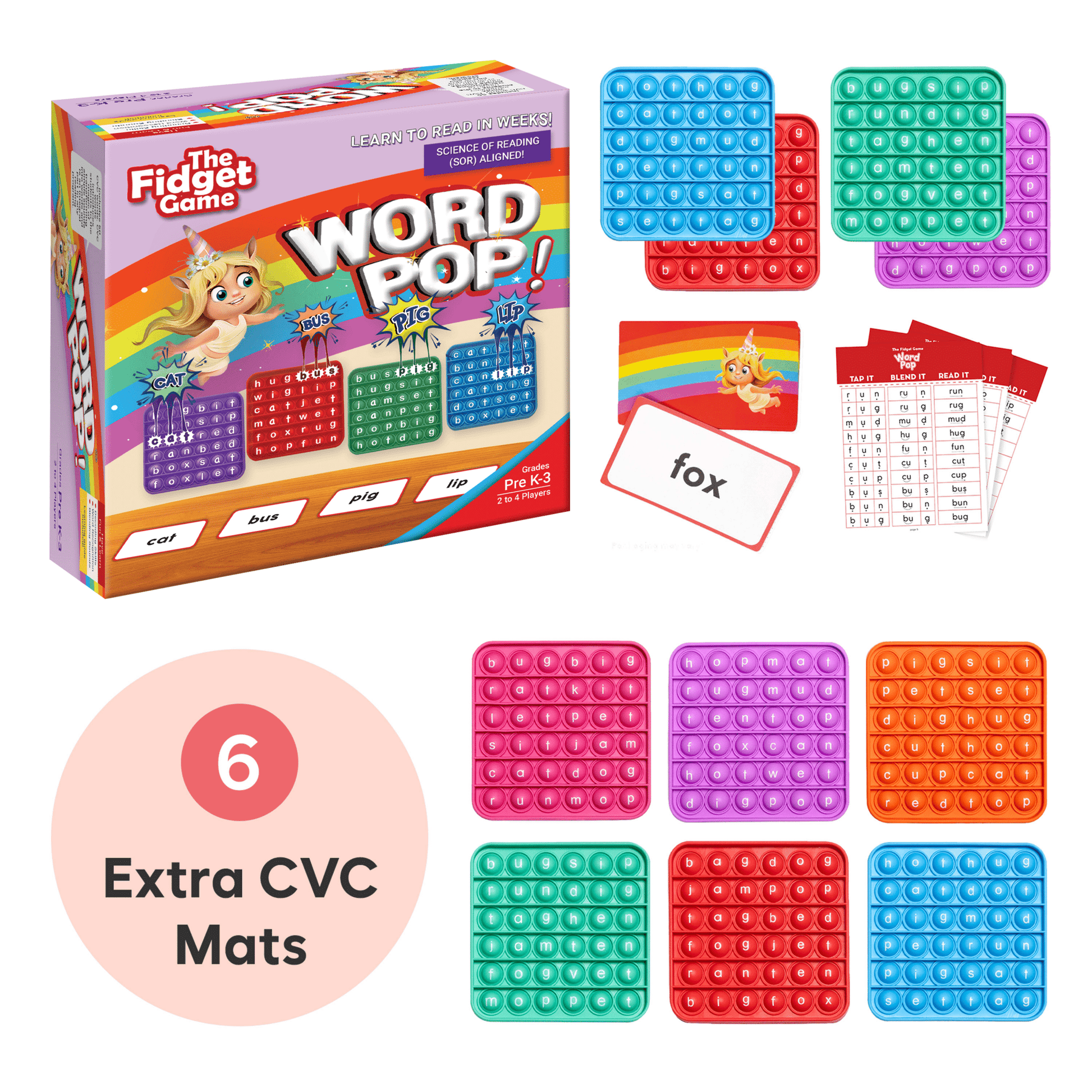 Word Pop + Extra CVC Mats - Insight Family Market