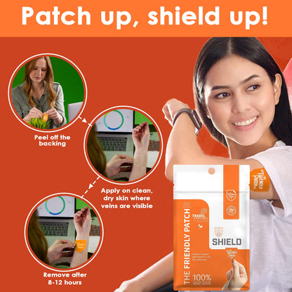 Zinc Patches with C, D3 & Oregano Oil, 8 Pack | Shield