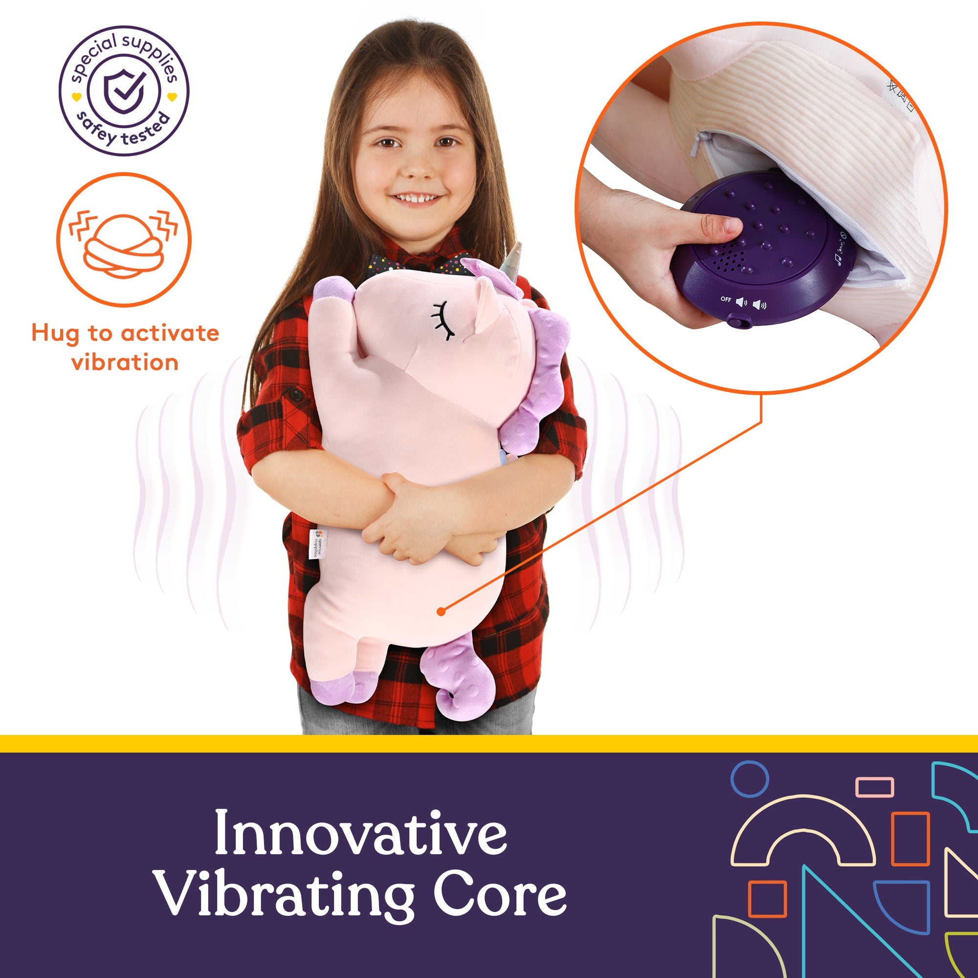 Sensory Vibrating Pillow - Unicorn - Insight Family Market