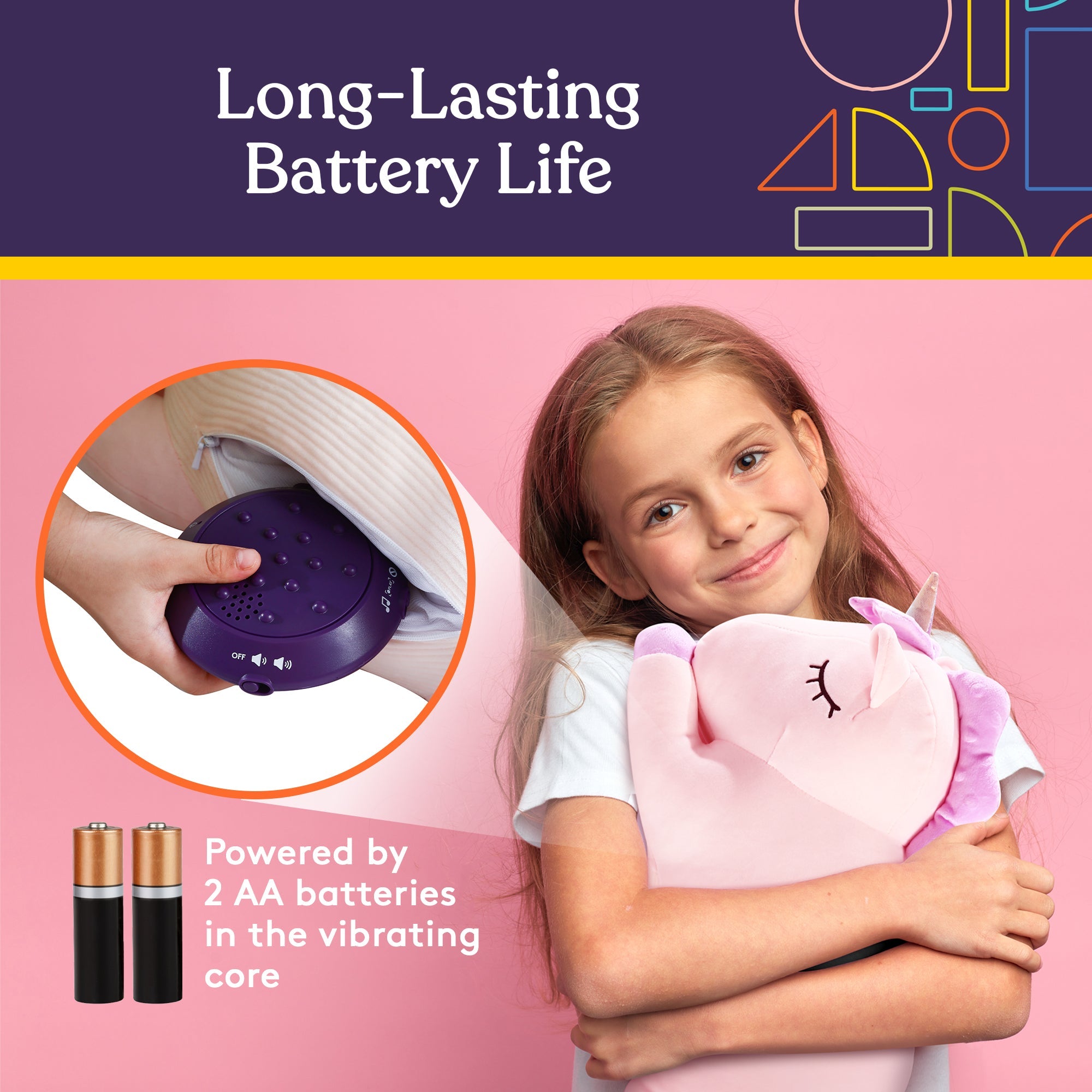 Sensory Vibrating Pillow - Unicorn - Insight Family Market