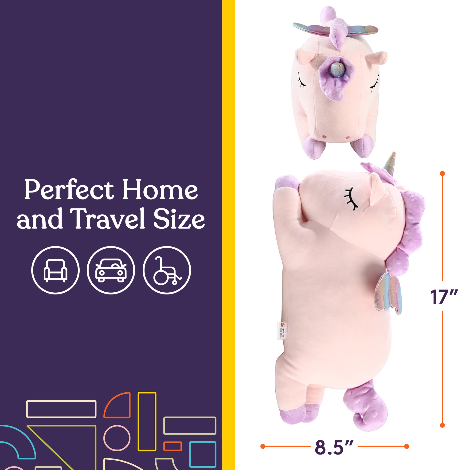 Sensory Vibrating Pillow - Unicorn - Insight Family Market