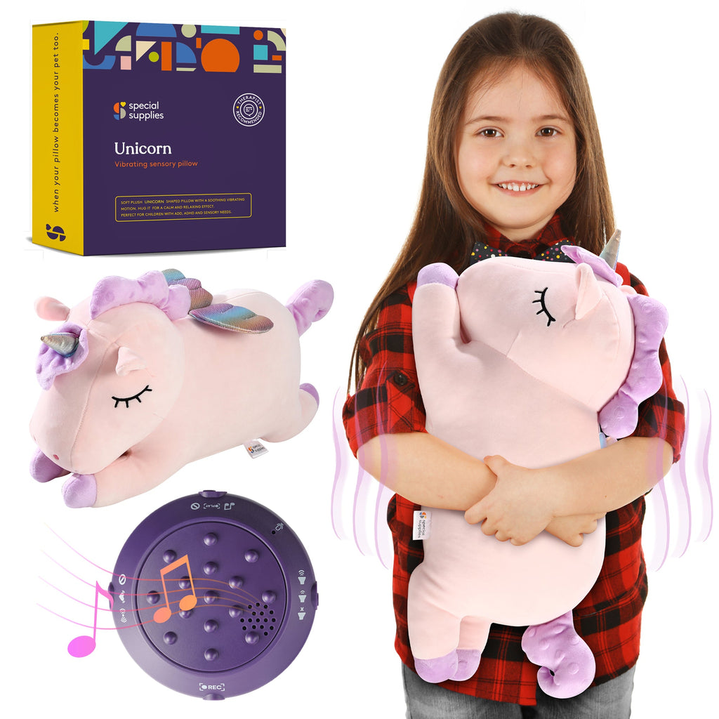 Sensory Vibrating Pillow - Unicorn - Insight Family Market