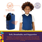 WEIGHTED - Sensory Compression Vest for Kids with Processing Disorders ADHD and Autism Calming and Supportive with Adjustable Weight Fit - Insight Family Market