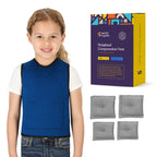 WEIGHTED - Sensory Compression Vest for Kids with Processing Disorders ADHD and Autism Calming and Supportive with Adjustable Weight Fit - Insight Family Market