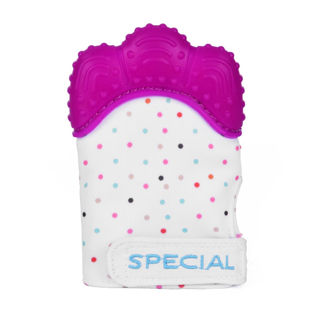 Teething Mitten, Wearable Mitt for Baby Self Soothing BPA Free Teething Pain Relief Toy for Left or Right hand - Insight Family Market