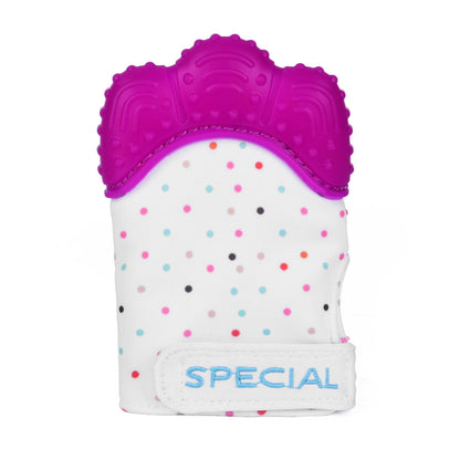 Teething Mitten, Wearable Mitt for Baby Self Soothing BPA Free Teething Pain Relief Toy for Left or Right hand - Insight Family Market