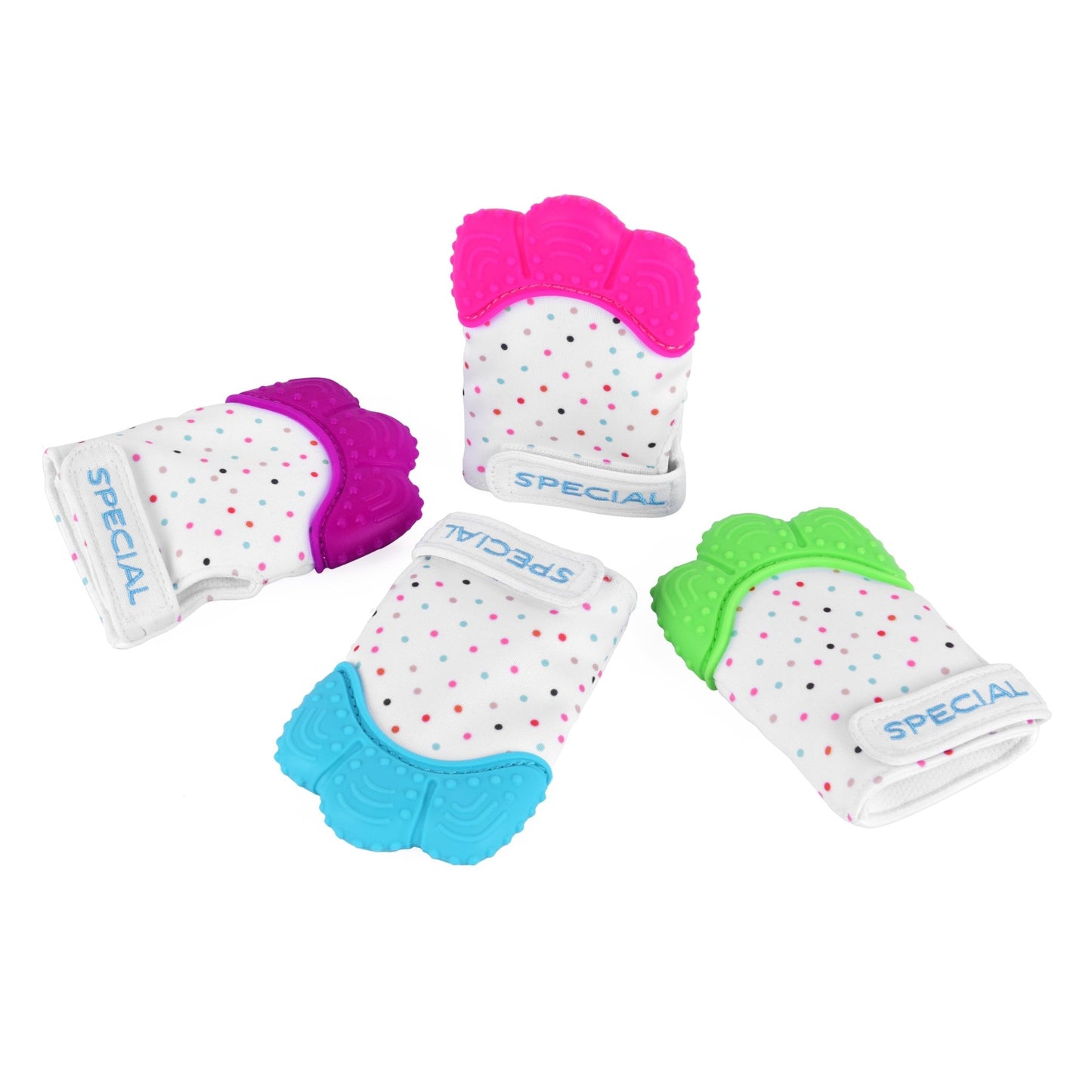 Teething Mitten, Wearable Mitt for Baby Self Soothing BPA Free Teething Pain Relief Toy for Left or Right hand - Insight Family Market