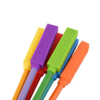 Chewy Block Sensory Chew Pencil Toppers (Set of 6) - Insight Family Market
