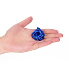 Chainmail Fidget Infinity Ball Stress and Anxiety Relief Toy | Squish, Flip, Turn, Spin | Heavy - Duty Anodized Aluminum Metal | Small, Compact, Discrete - Insight Family Market