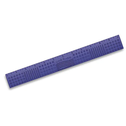 Purple Desk Buddy sensory ruler with textured surfaces for fidget and focus support