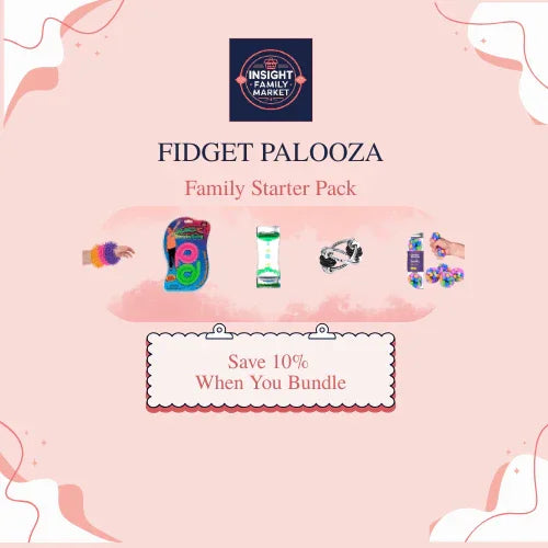 Fidget toys family starter pack, colorful sensory tools, save 10% with bundle offer
