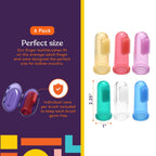 Dual - sided Silicone Finger Toothbrush - 6 Pack - Insight Family Market