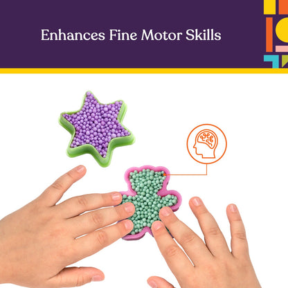 Fun Foam Modeling Foam Beads Play Kit ( 10 Blocks) - 4 Shapes - Insight Family Market