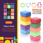 Fun Foam Modeling Foam Beads Play Kit ( 10 Blocks) - 4 Shapes - Insight Family Market