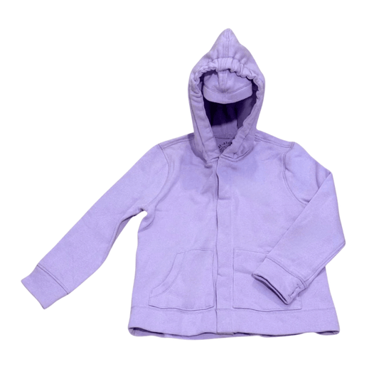Purple hoodie on a white background