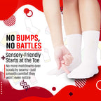 SmoothToe™ Essentials Crew – Seamless Toe Sensory - Friendly Socks 3 - Pack - Insight Family Market