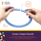 Special Supplies 12 - Pack MINI Fun Pull and Pop Tubes for Kids Stretch, Bend, Build, and Connect Toy, Provide Tactile and Auditory Sensory Play, Colorful, Heavy - Duty Plastic (Pastel) - Insight Family Market