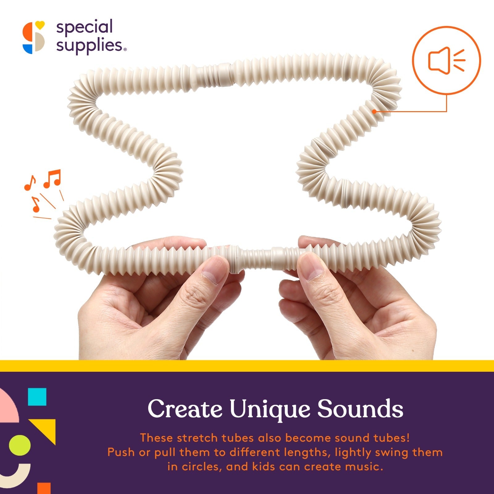 Special Supplies 12 - Pack MINI Fun Pull and Pop Tubes for Kids Stretch, Bend, Build, and Connect Toy, Provide Tactile and Auditory Sensory Play, Colorful, Heavy - Duty Plastic (Camo) - Insight Family Market