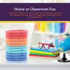 Special Supplies 12 - Pack MINI Fun Pull and Pop Tubes for Kids Stretch, Bend, Build, and Connect Toy, Provide Tactile and Auditory Sensory Play, Colorful, Heavy - Duty Plastic (Pastel) - Insight Family Market