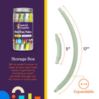 Special Supplies 12 - Pack MINI Fun Pull and Pop Tubes for Kids Stretch, Bend, Build, and Connect Toy, Provide Tactile and Auditory Sensory Play, Colorful, Heavy - Duty Plastic (Camo) - Insight Family Market