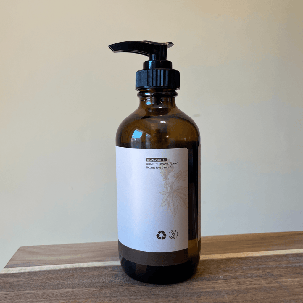Organic Hexane - Free Castor Oil – Cold - Pressed & Therapeutic Grade (For Castor Oil Packs, Hair, Lashes, and Skin) - Insight Family Market