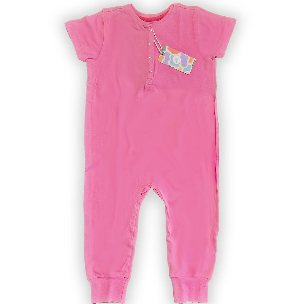Ultimate Comfort Playsuit w Popit Chewy Sensory Bracelet - PINK - Insight Family Market