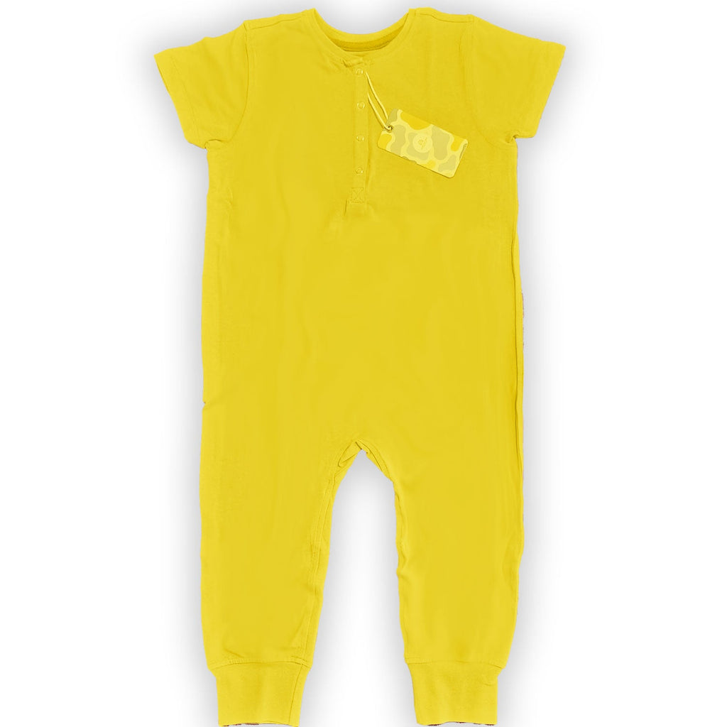 Ultimate Comfort Playsuit w Chewy Sensory Bracelet - YELLOW - Insight Family Market