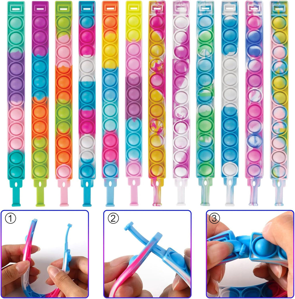 Ultimate Comfort Playsuit w Popit Chewy Sensory Bracelet - PINK - Insight Family Market