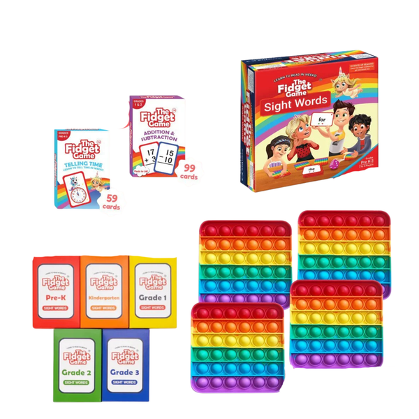 4 products on white background
