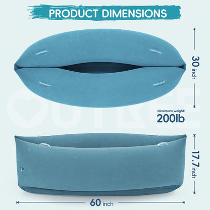 Outree Sensory Pea Pod Chair for Kids, Inflatable Hug Boat for Calming & Therapy - Insight Family Market