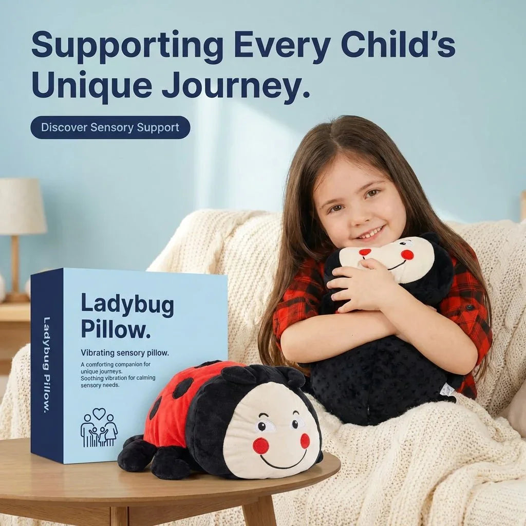 Sensory Vibrating Pillow-Ladybug Insight Family Market Sensory Vibrating Pillow-Ladybug Insight Family Market