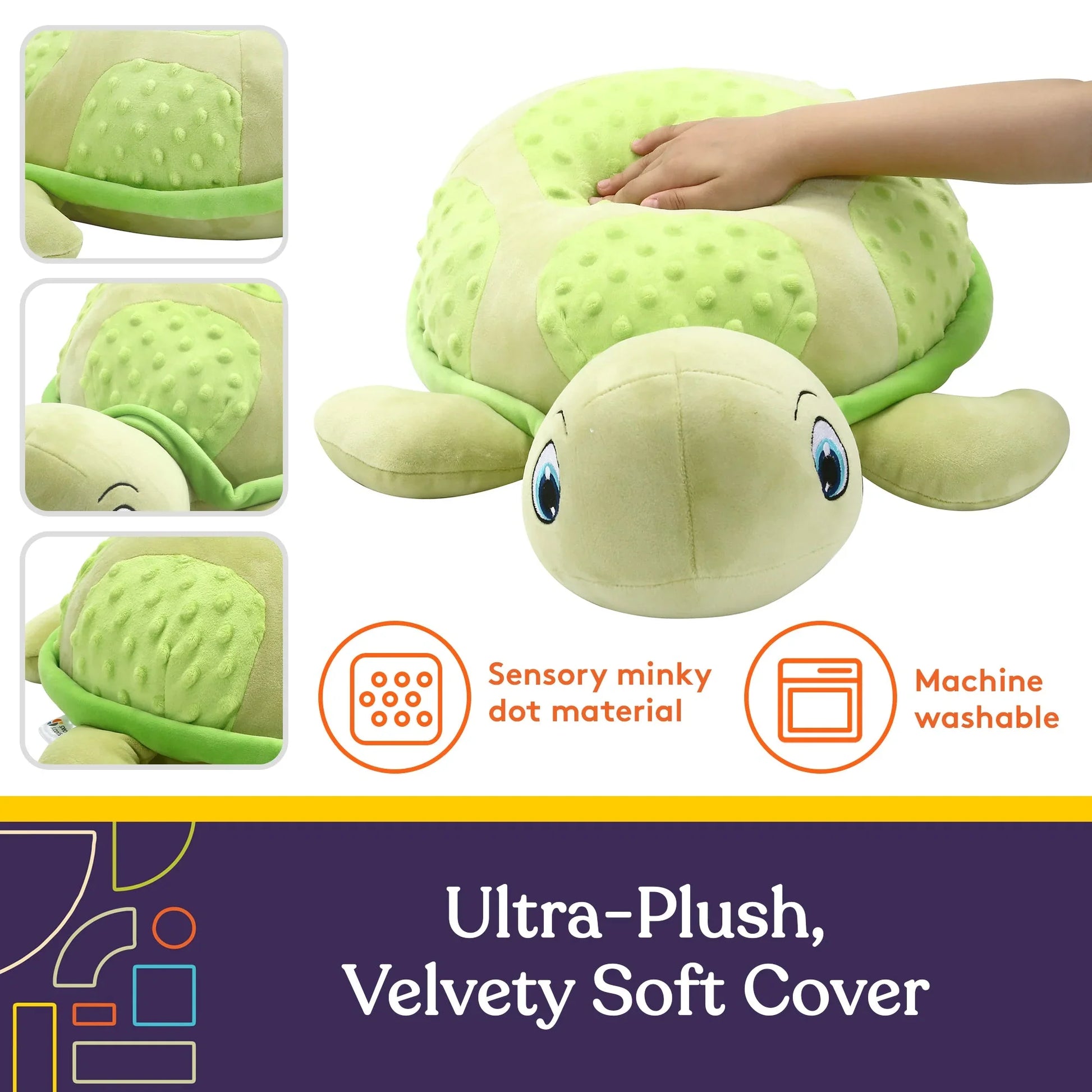 Sensory Vibrating Pillow-Turtle with Music and Voice Recording Insight Family Market Sensory Vibrating Pillow-Turtle with Music and Voice Recording Insight Family Market
