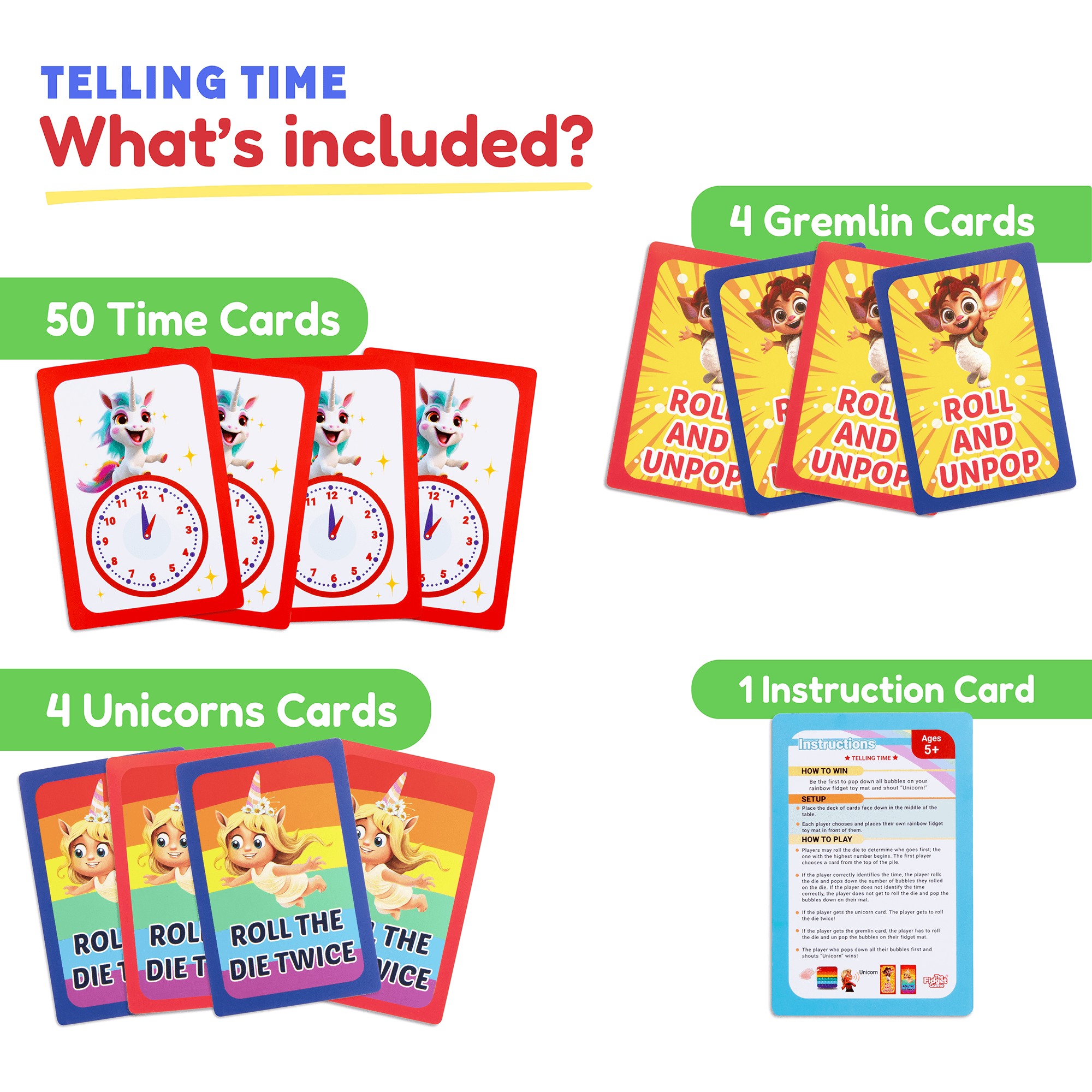 Telling Time Card Pack - Insight Family Market