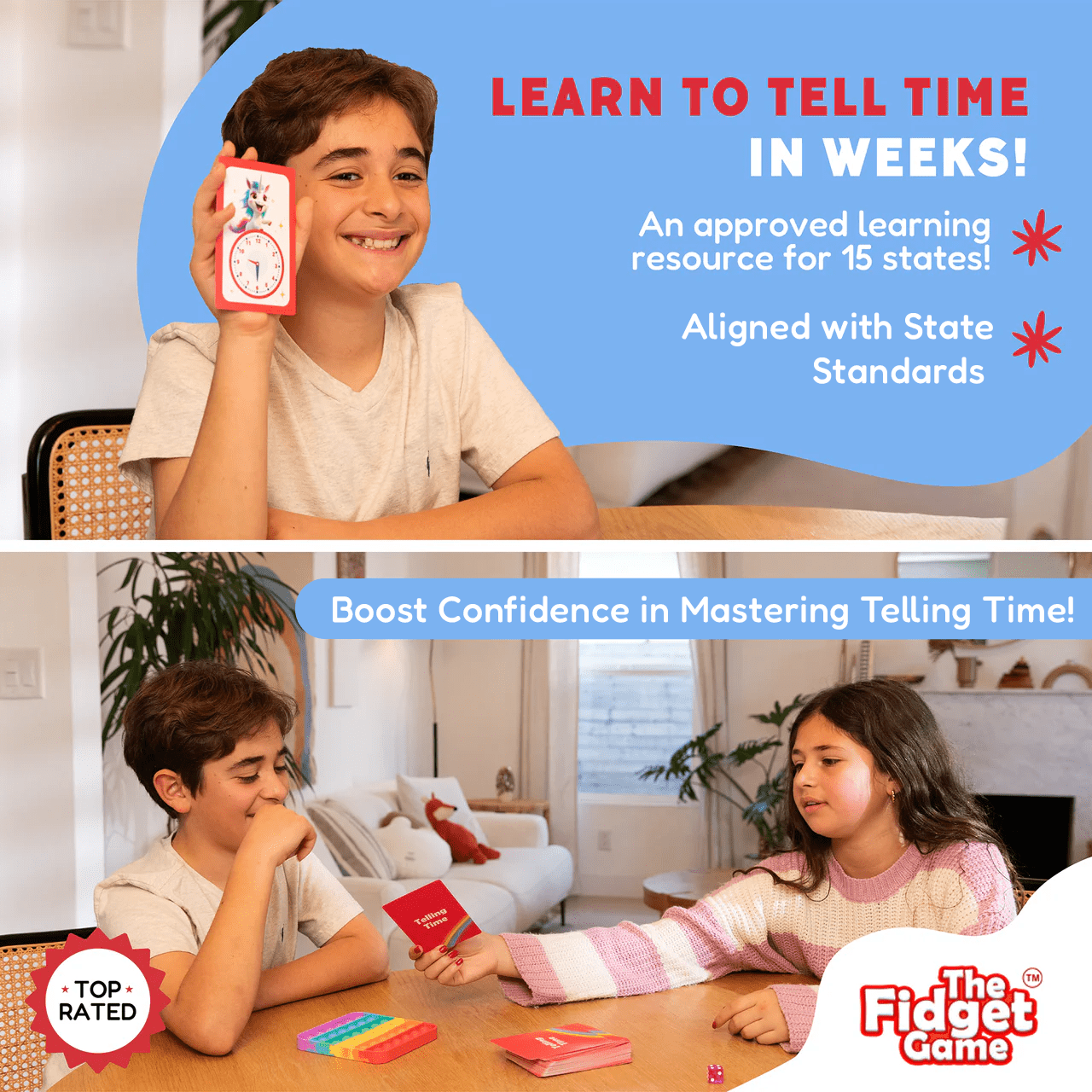 Telling Time Card Pack - Insight Family Market