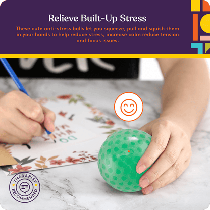 Water Beads Stress Ball (Multi - Color): 12 Pack - Insight Family Market