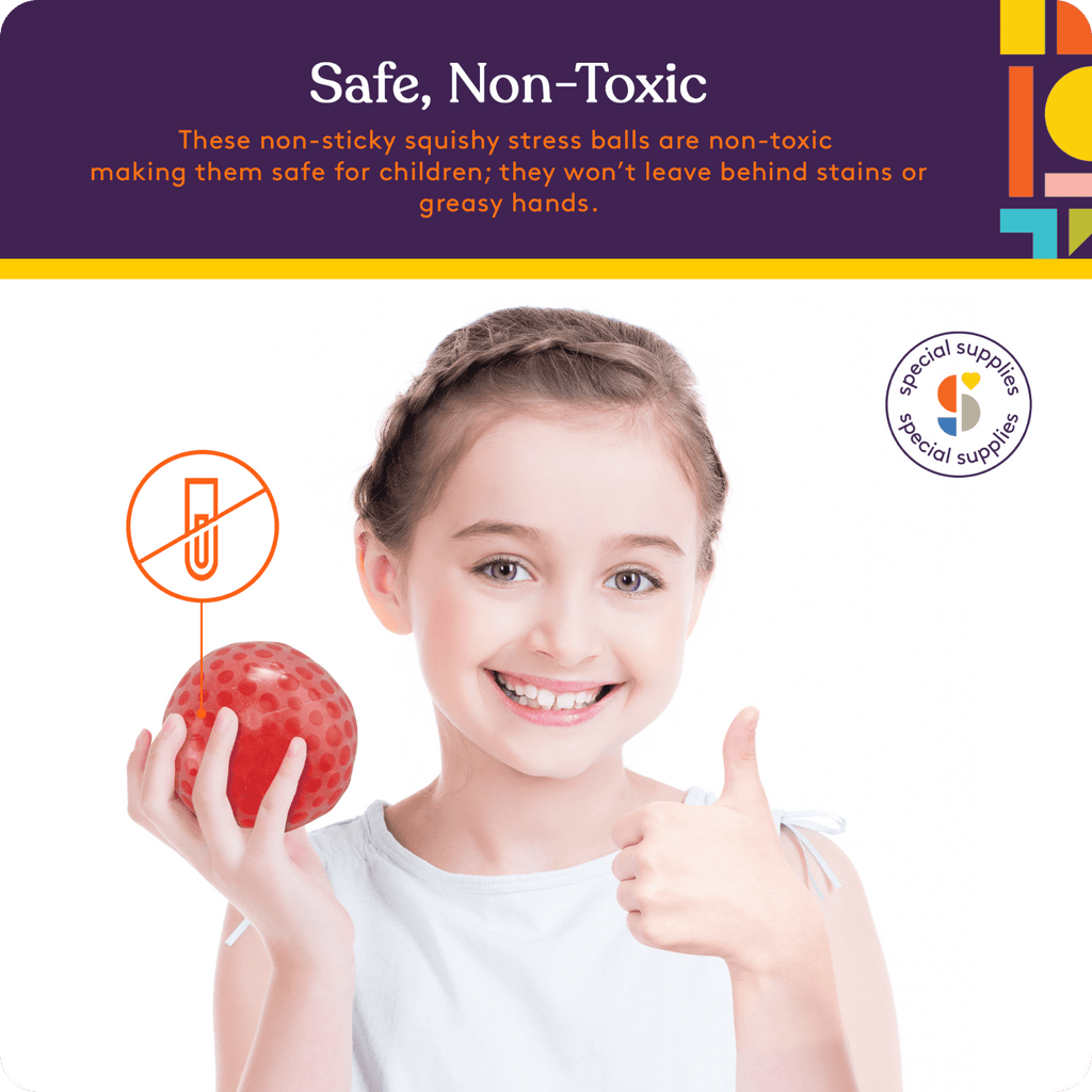 Water Beads Stress Ball (Multi - Color): 12 Pack - Insight Family Market