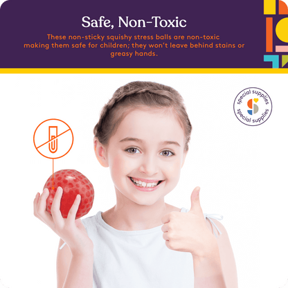 Water Beads Stress Ball (Multi - Color): 12 Pack - Insight Family Market